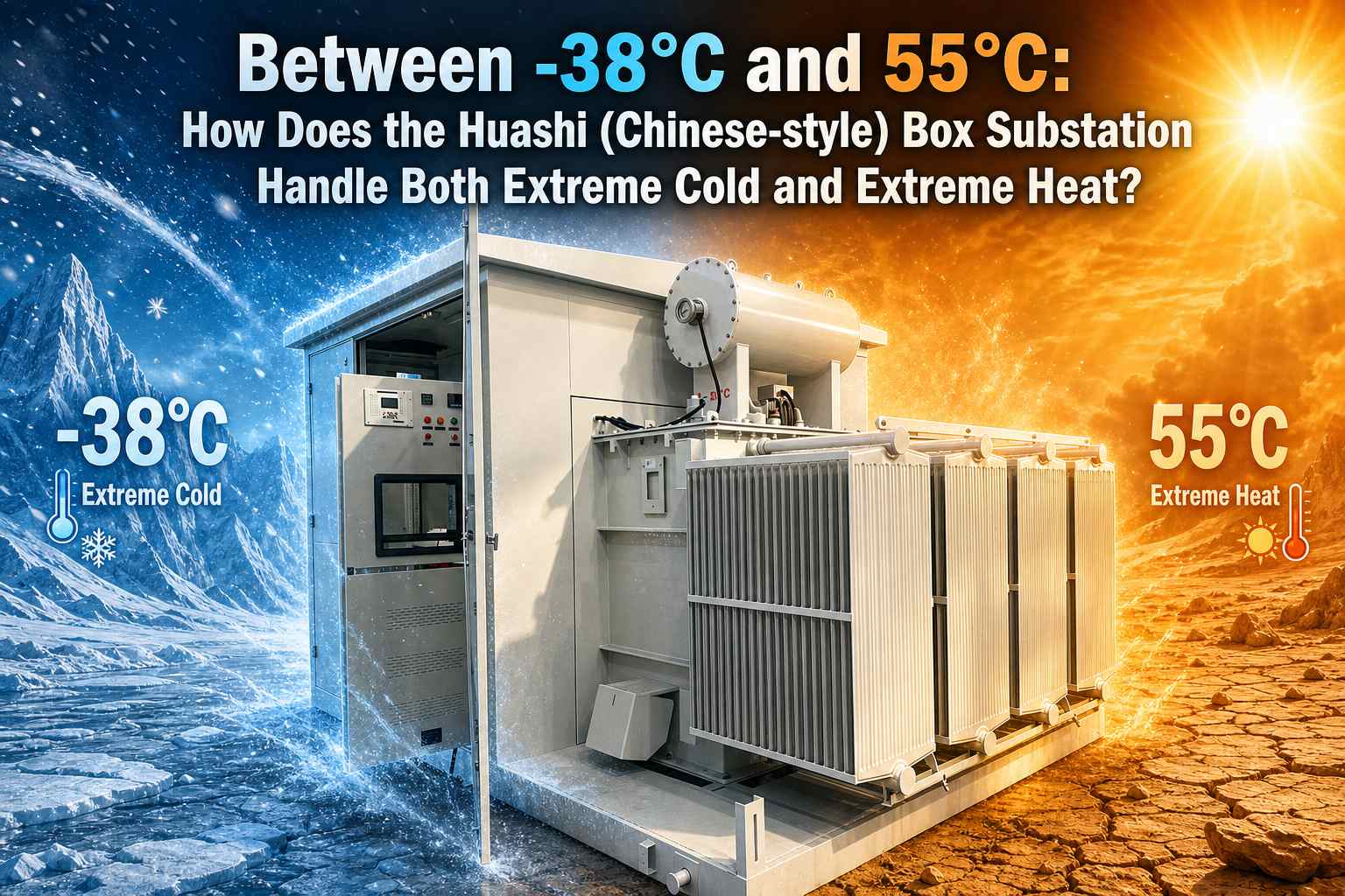 Từ -38°C đến 55°C: Trạm biến áp hộp Huashi (kiểu Trung Quốc) hoạt động như thế nào