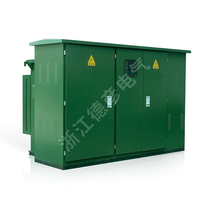 Trạm biến áp kiểu hộp đúc sẵn kiểu Mỹ